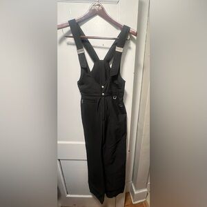 Bogner Black Women's Ski Overalls with Adjustable Straps